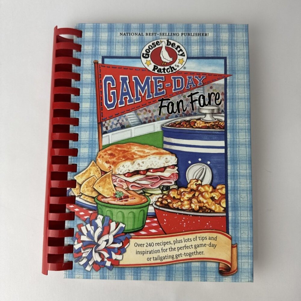 Gooseberry Patch Game Day Fan Fare Cookbook hardcover